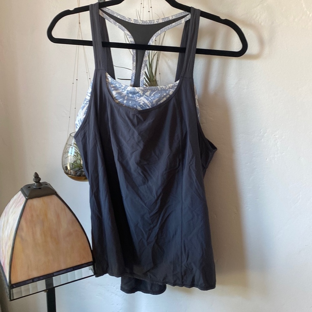NWT Prana two piece (connected) bra tank. Size Medium